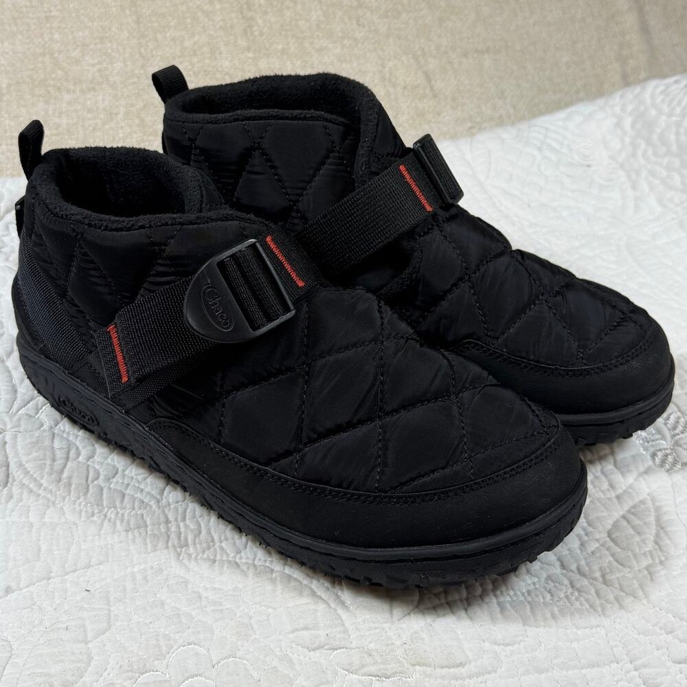 Chaco Men's Black 9 Ramble Puff Water Resistant Outdoor Comfort Strap Fit Shoes